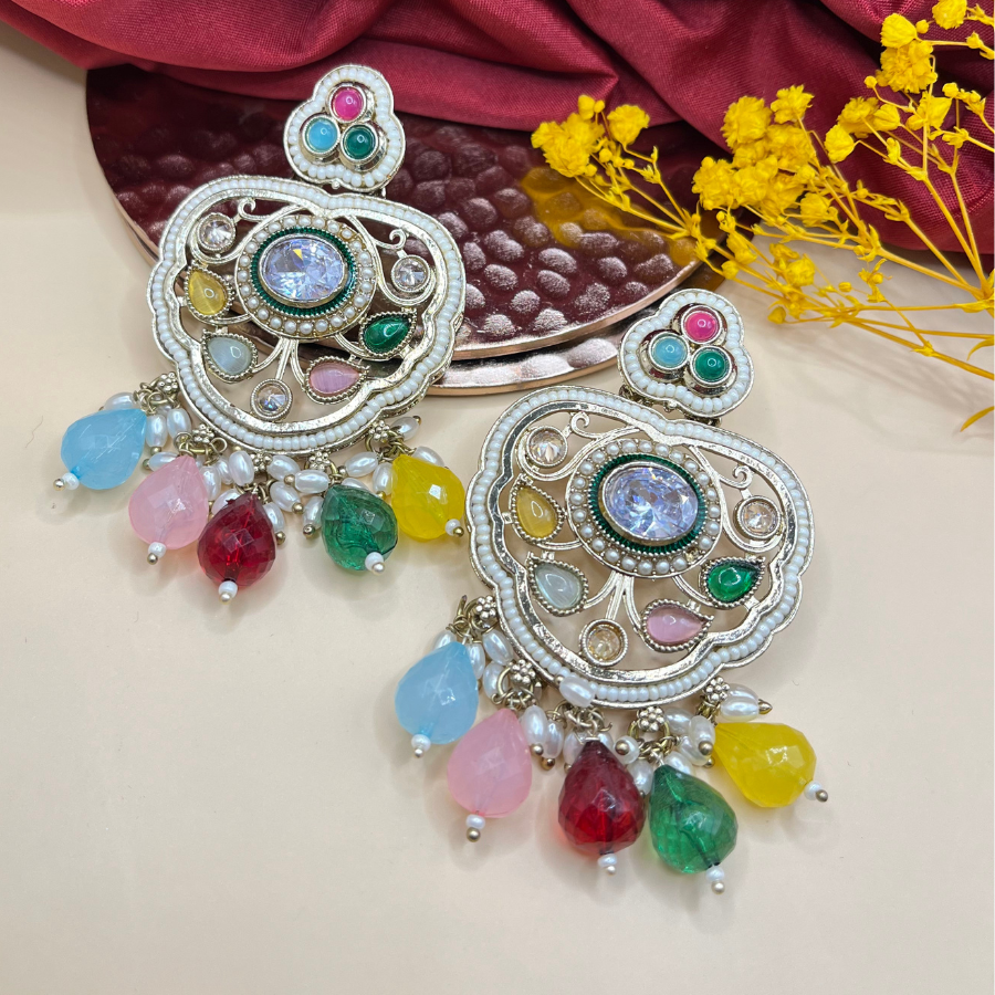 Multicolor Dangler Earrings