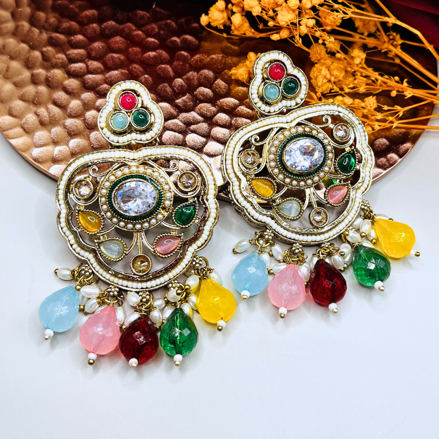 Multicolor Dangler Earrings