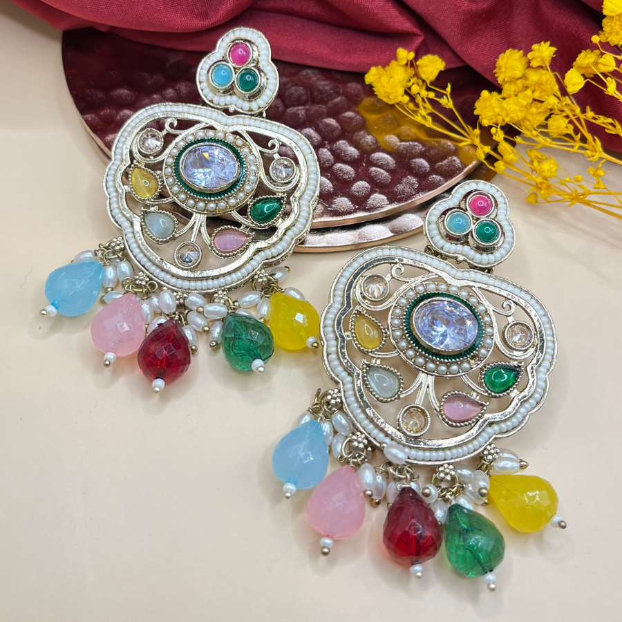 Multicolor Dangler Earrings