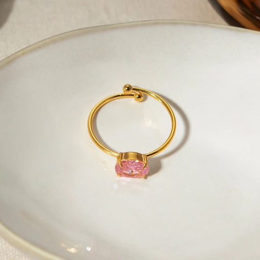 Best Seller Pink Stone Ring