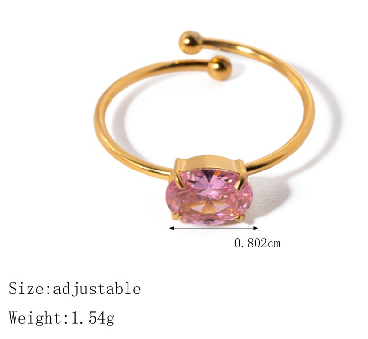 Best Seller Pink Stone Ring