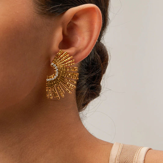 18k Gold Plated Sunshine Earrings