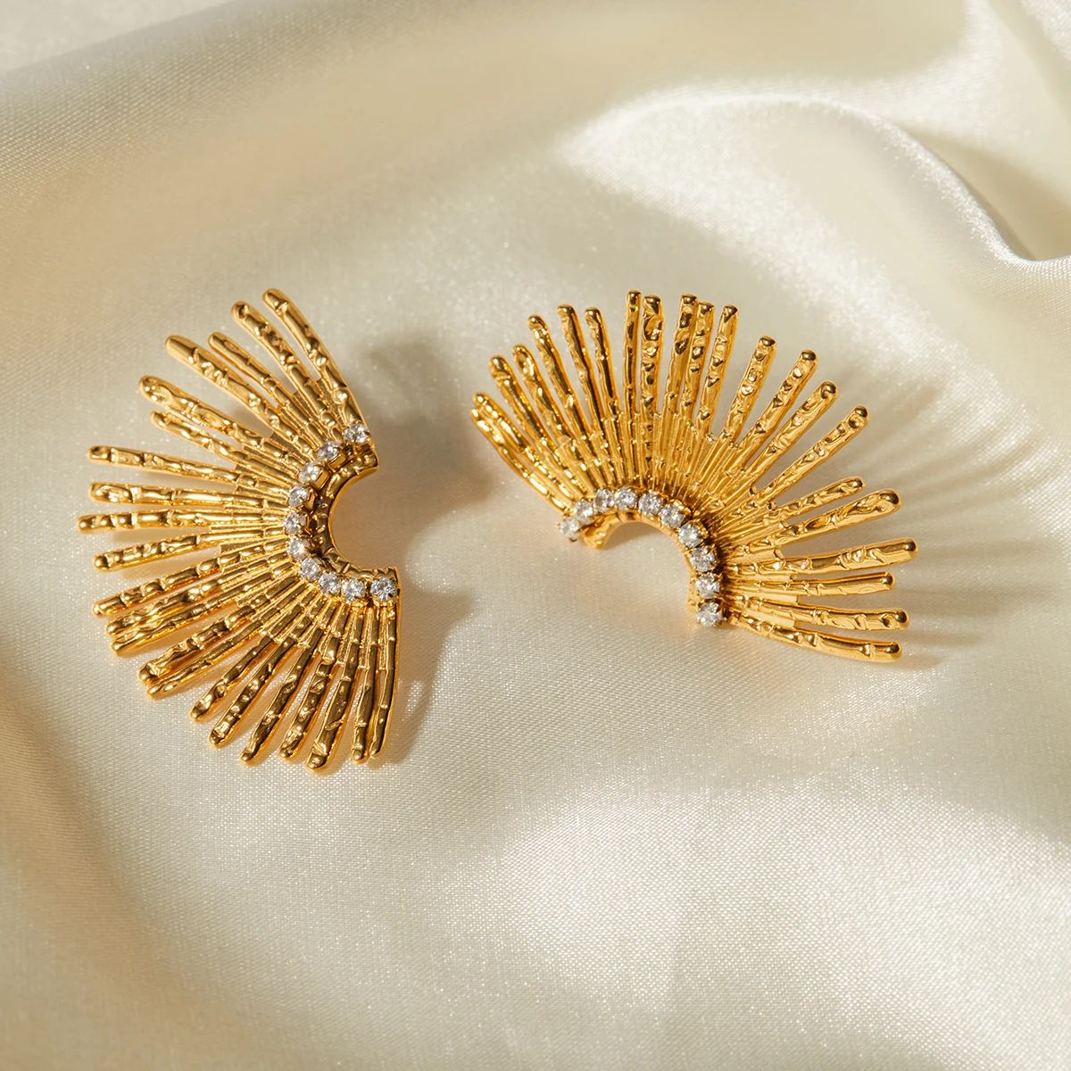 18k Gold Plated Sunshine Earrings