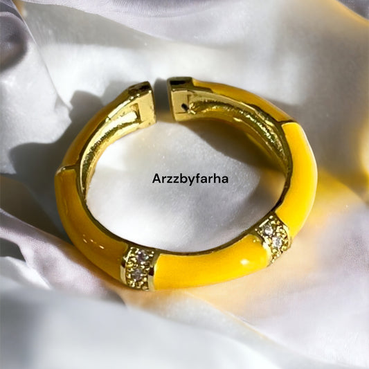 Yellow Gold Plated Finger Ring