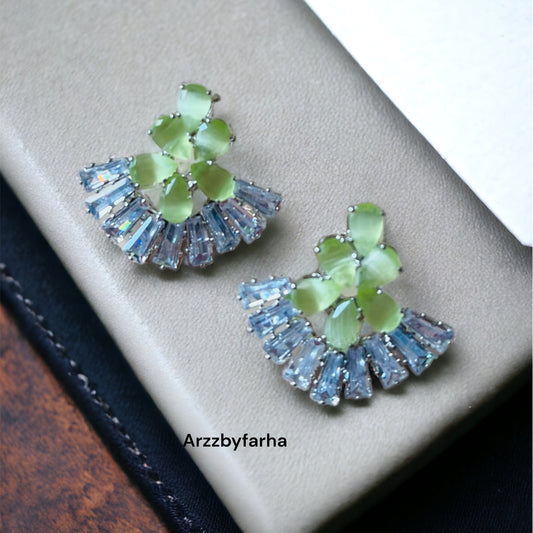 Light Green Stone AD Studs