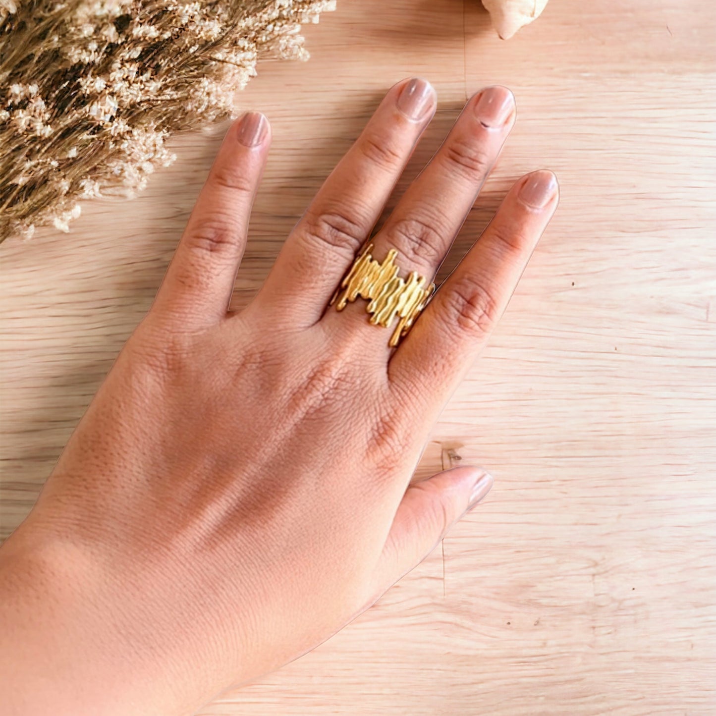 Gold Plated Finger Ring