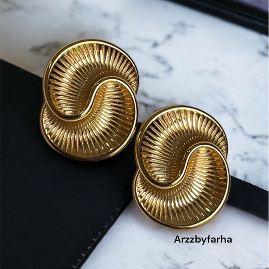 18k Gold Plated Studs Earring