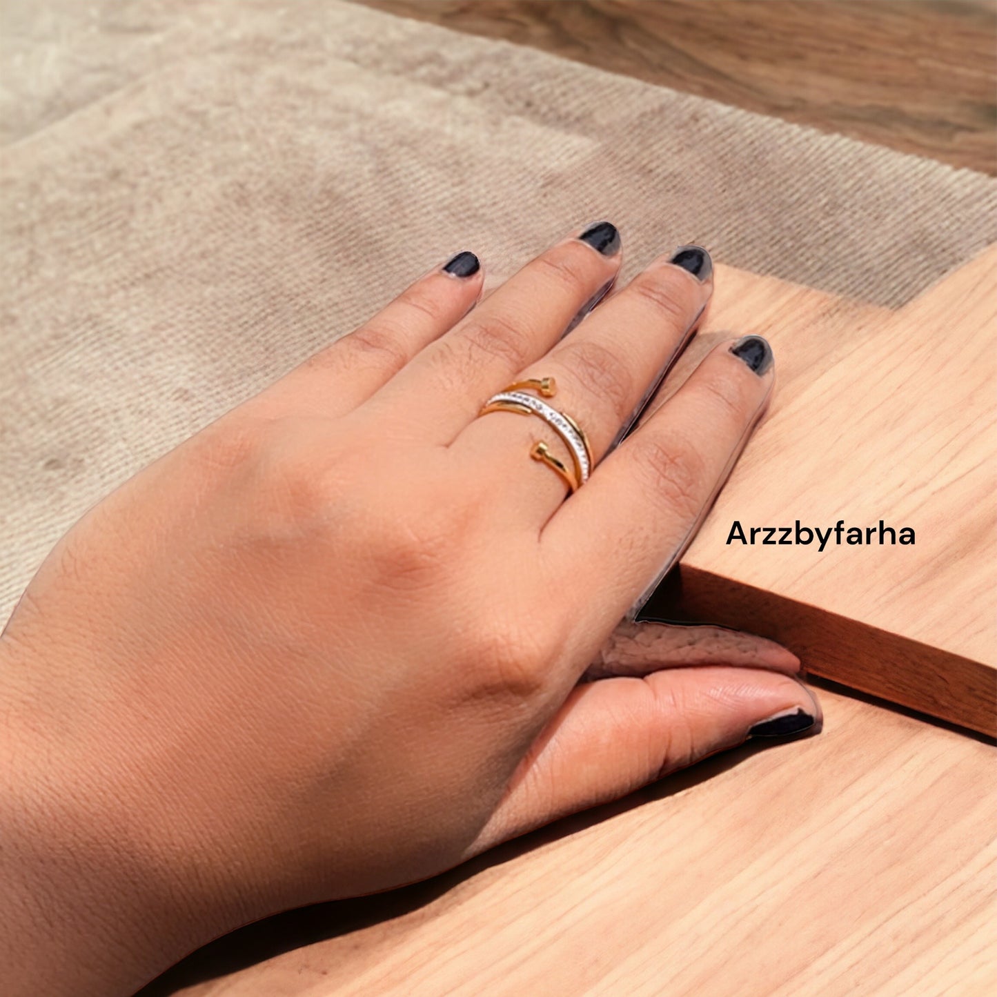 Gold Plated Finger Ring