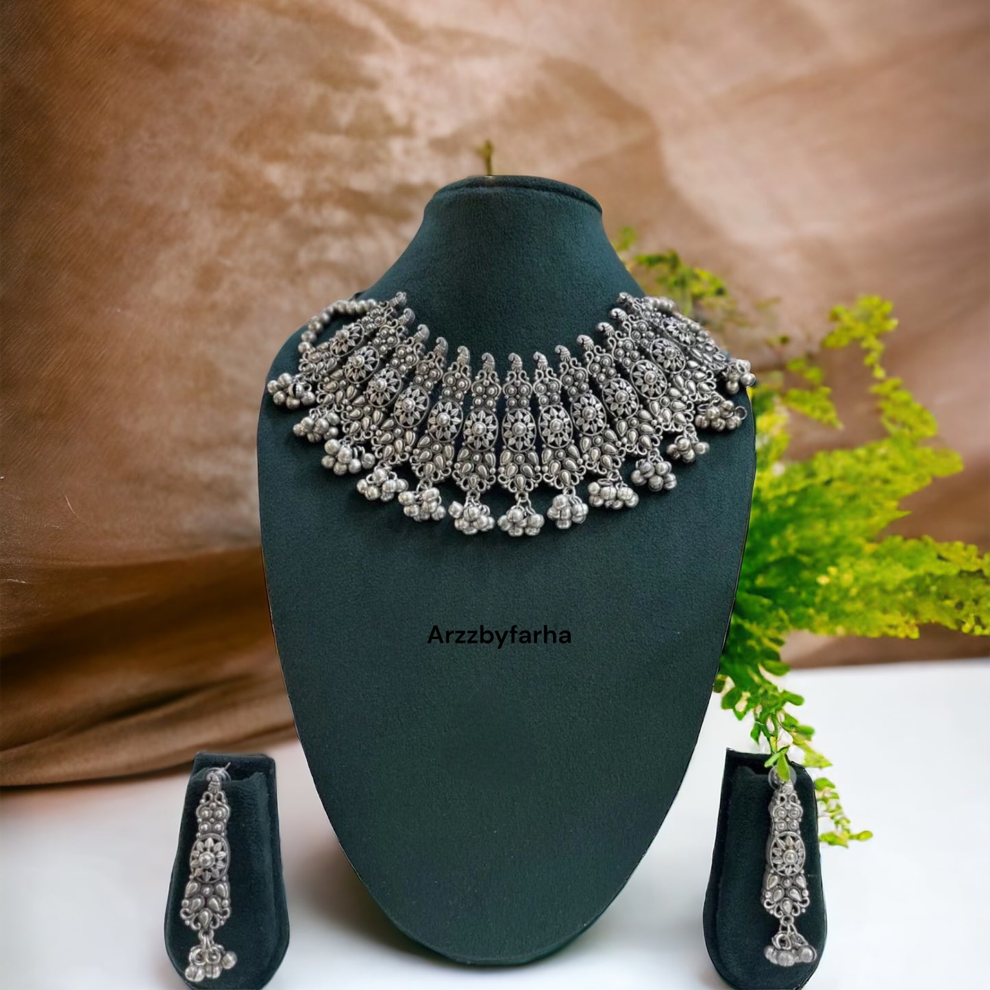 Best Selling Oxidised Necklace Set