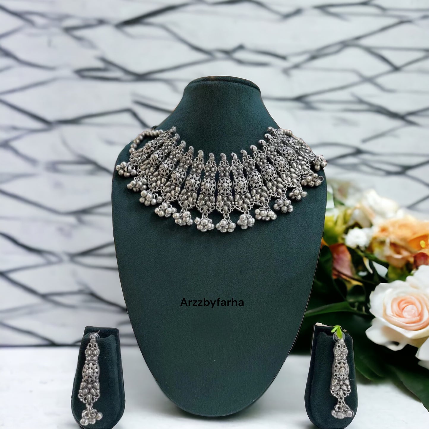 Best Selling Oxidised Necklace Set