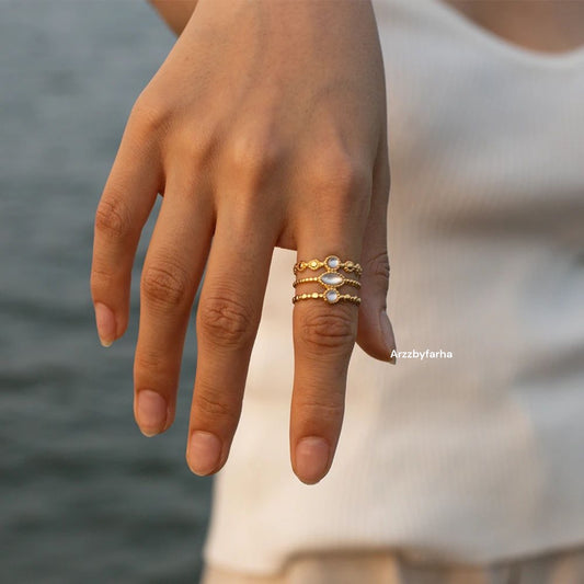 18k Gold Plated Finger Ring