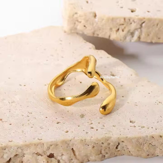 18k Gold Plated Finger Ring