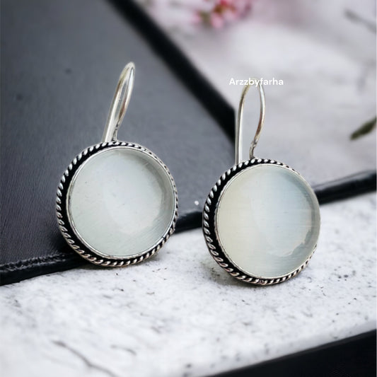 White Candy Hook Earring