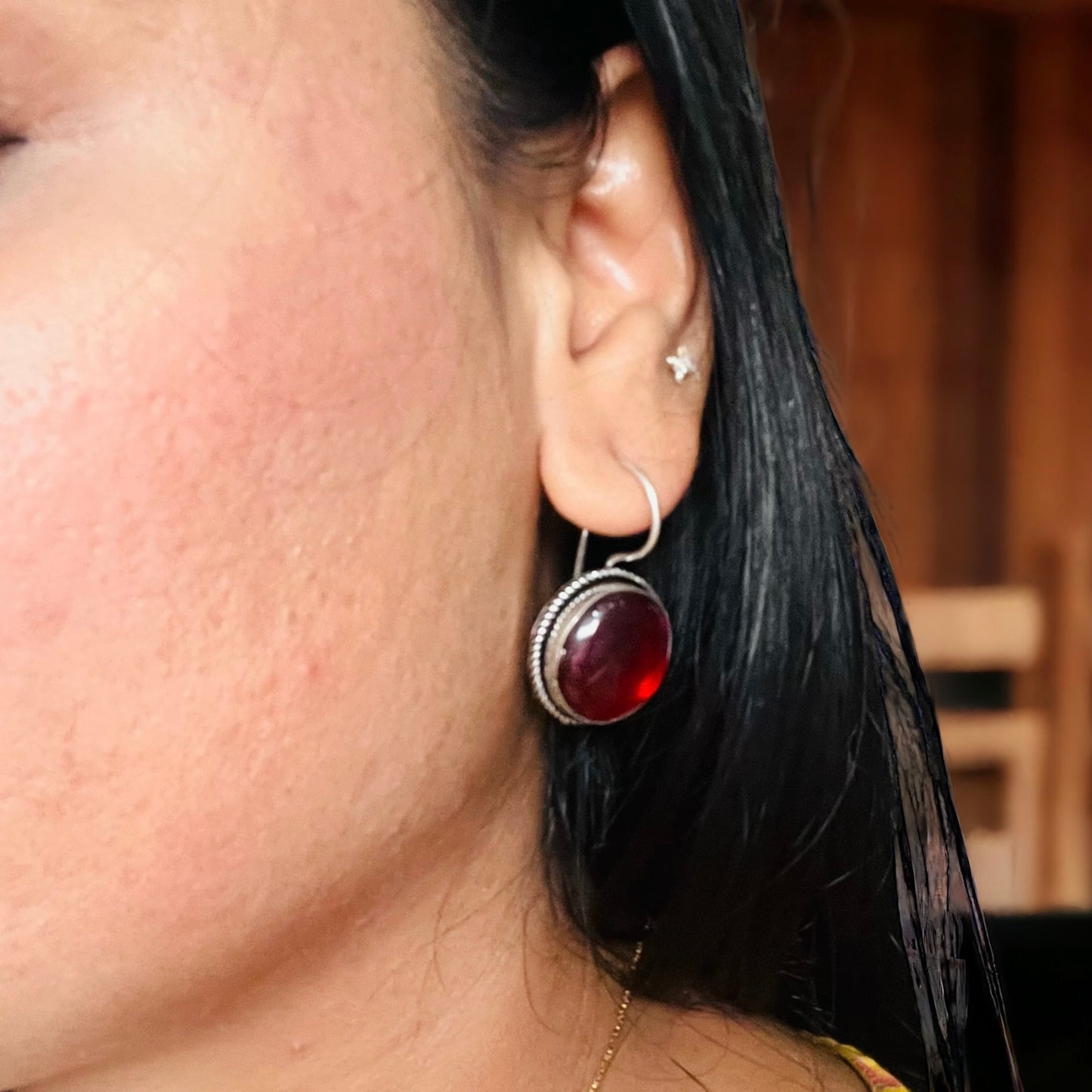 Red Candy Hook Earring