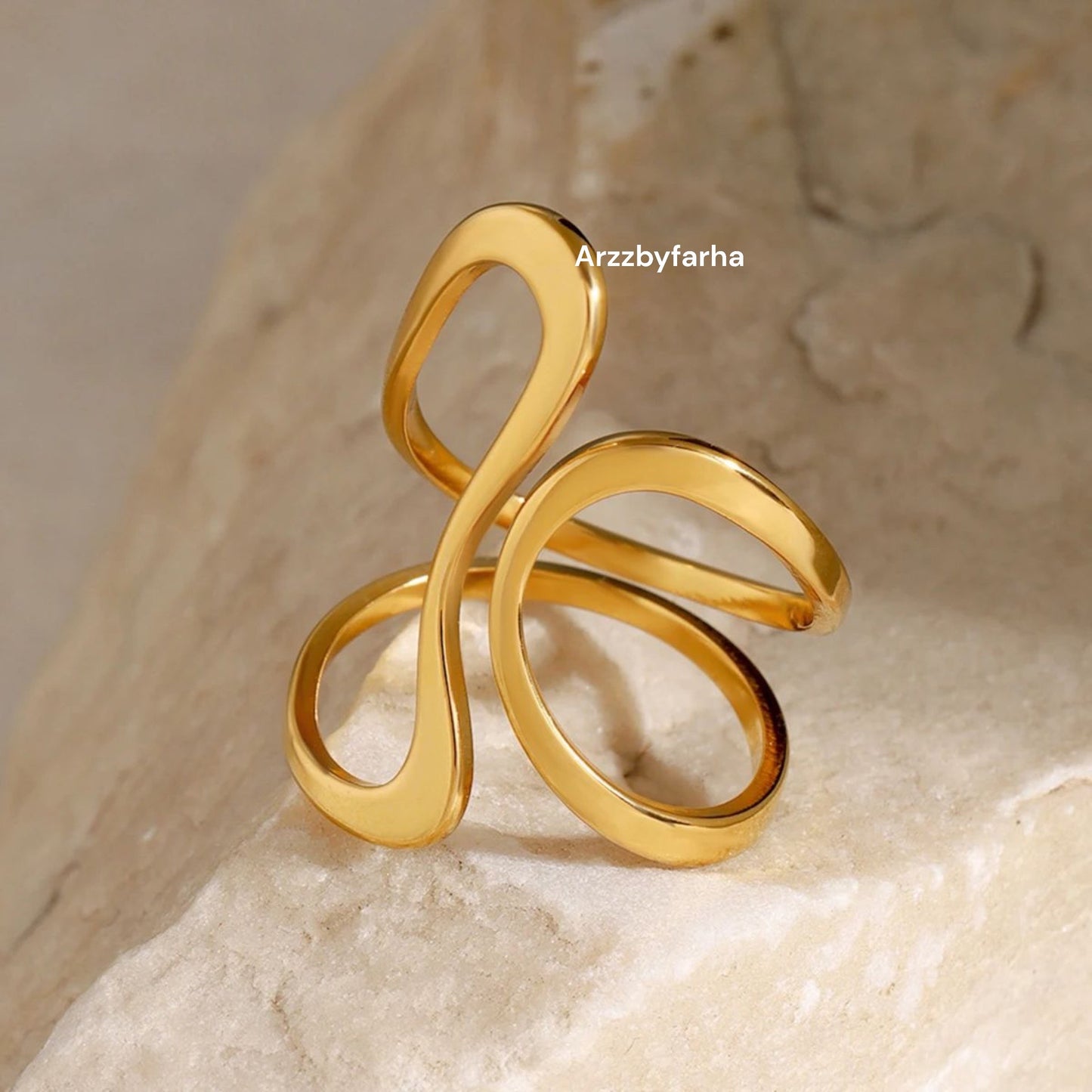 18k Gold Plated Finger Ring