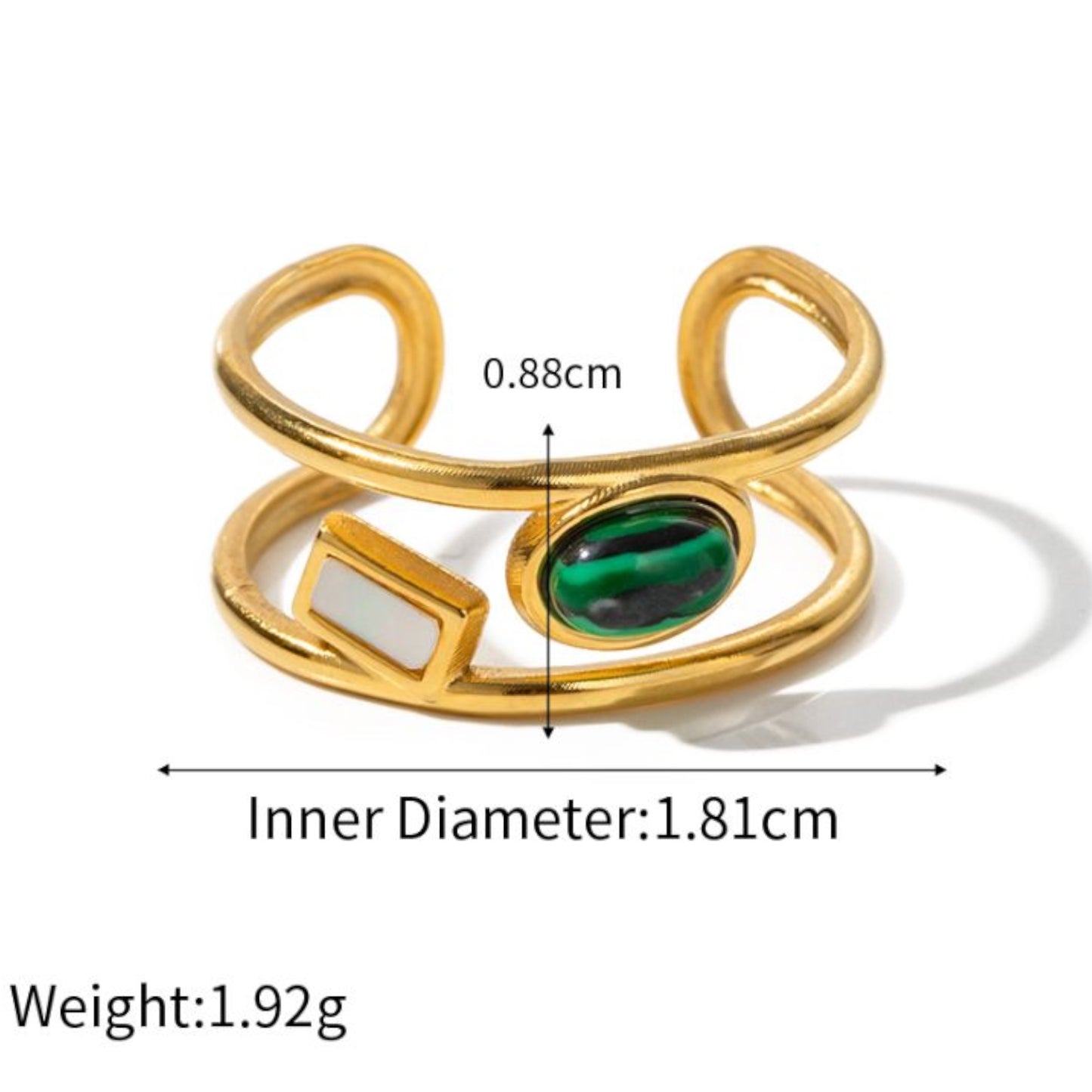 18k Gold Plated Finger Ring