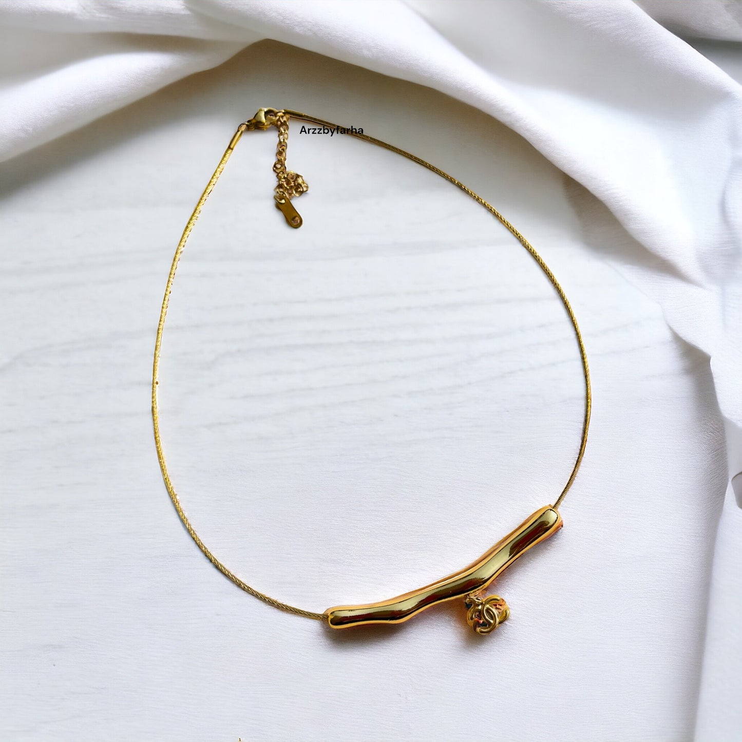 Brand Inspired Gold Necklace