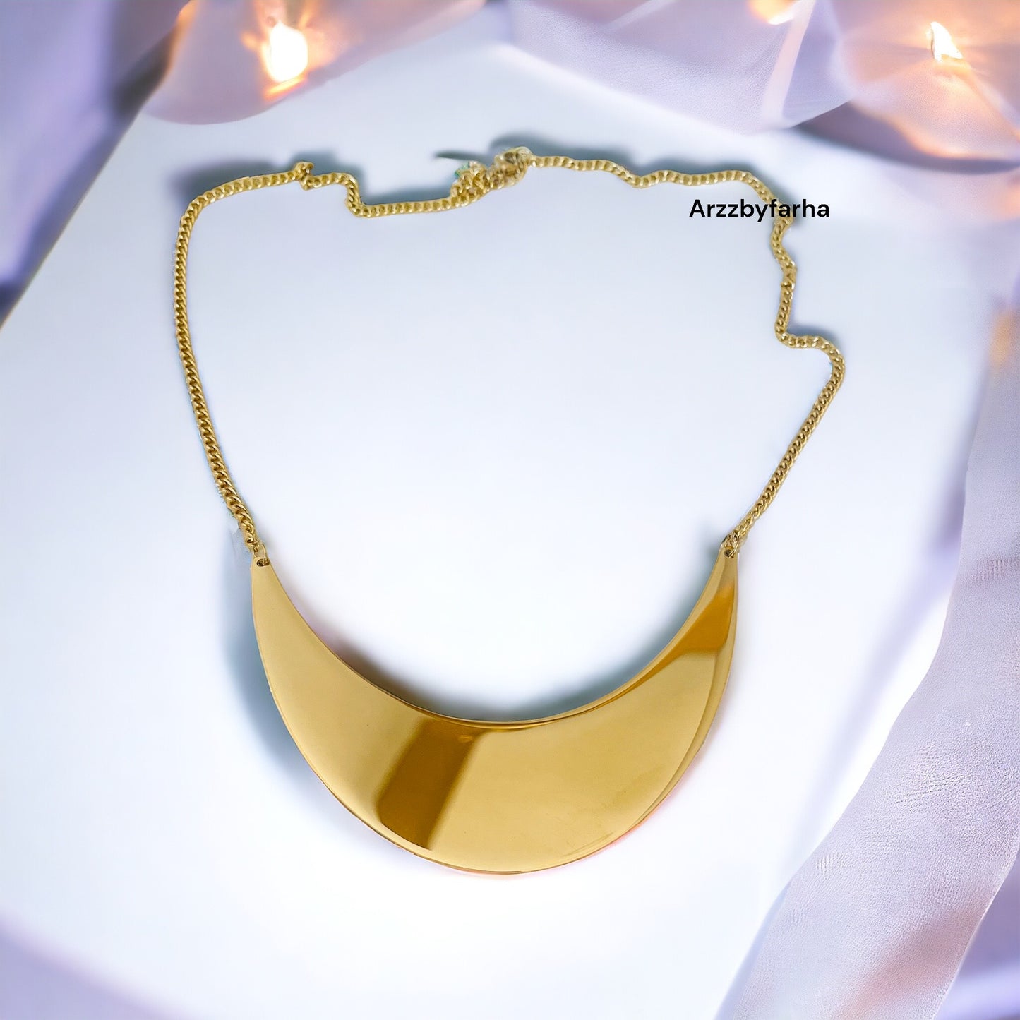 High Quality Statement Gold Necklace