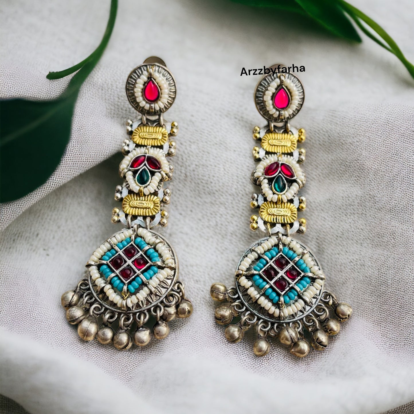 Multicolor Fusion Dangler Earrings