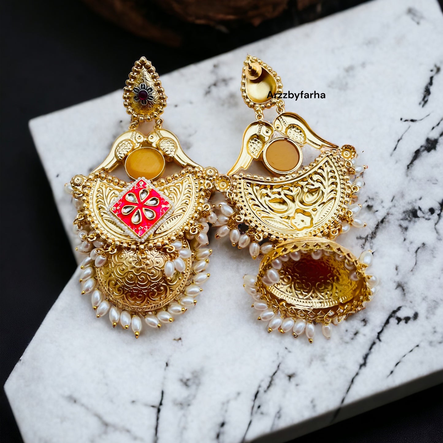 Statement Drop Jhumki Earring