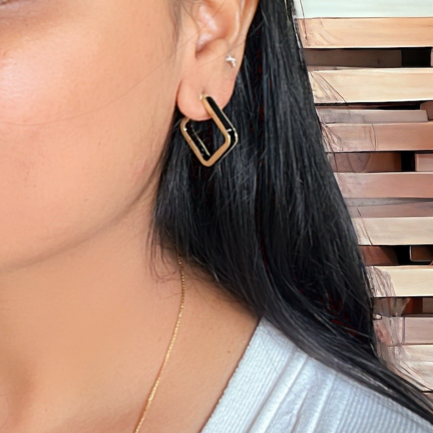 Square Hoop Earrings